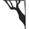 Ekena Millwork Damon Wrought Iron Bracket, (Single center brace), Antiqued Pewter 1 1/2"W x 7 1/2"D x 10"H BKTM01X07X10SDAAPW - alternate 10